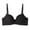 Black, variant on Seductiva Bras for Women Womens No Underwire Bras Plus Size Comfort Soft Bras Supportive Bralettes Cute Strong Support Sports Comfort Fit Full-Coverage Bra 1PC