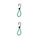 thumbnail image 3 of Soidarity Cuerda elástica para tienda de campaña, 2 uds., con gancho, fijación de sujeción para acampar, cuerdas elásticas, accesorios para Verde 2piezas, 3 of 6