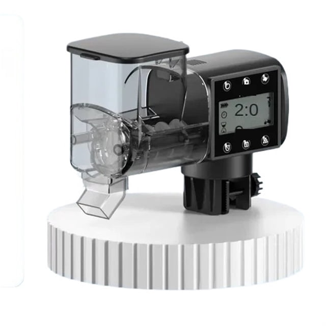 Aquarium Automatic Fish Feeder Aquarium Tank Feeder Intelligent Automatic Feeder Digital Timing Control Fish Aquarium Feeding ,Long Lasting