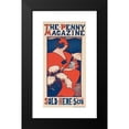 thumbnail image 2 of Ethel Reed 11x18 Black Modern Framed Museum Art Print Titled - The Penny Magazine, Sold Here (1890-1920), 2 of 5