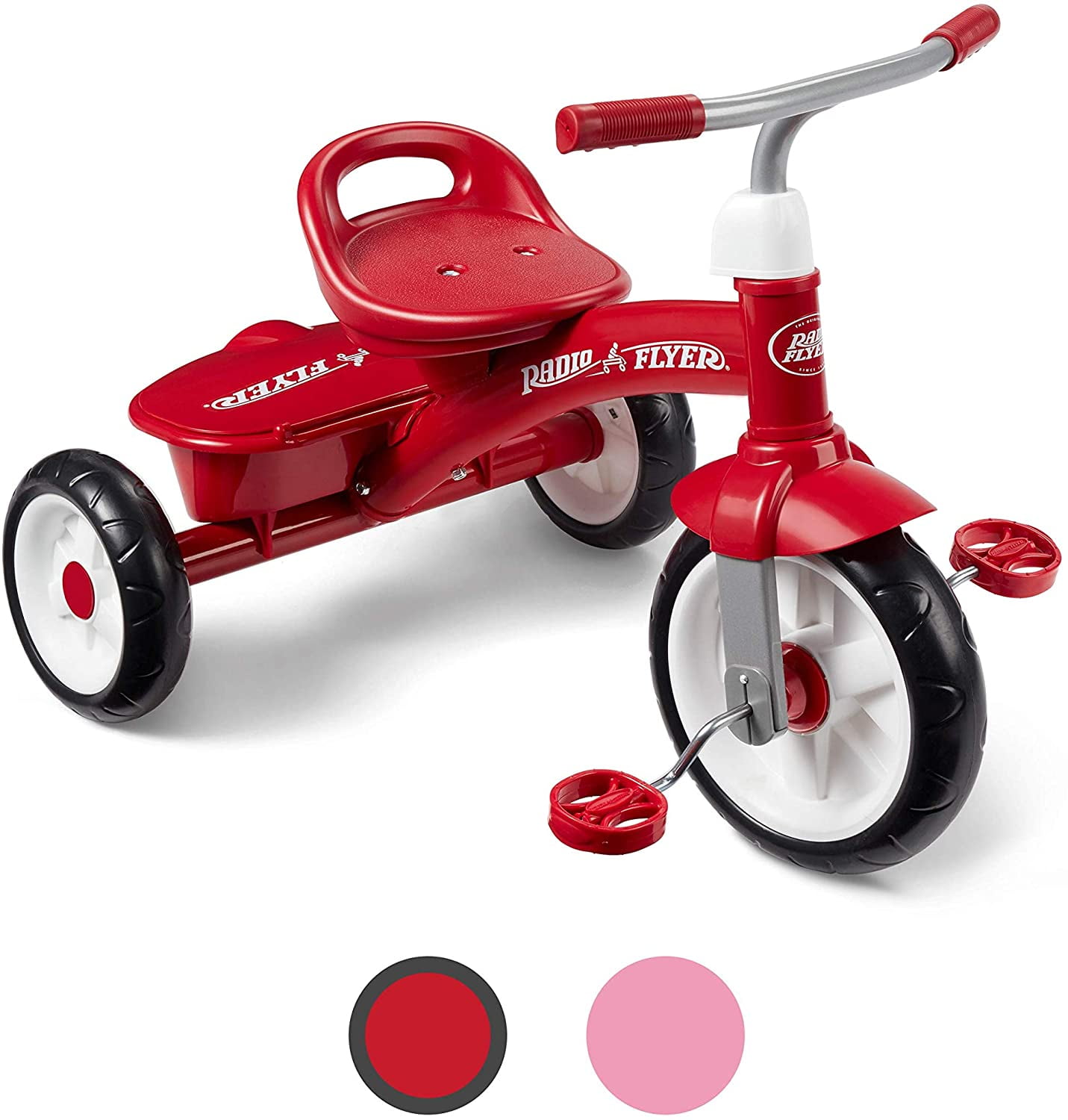 radio flyer classic red dual deck tricycle