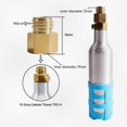 thumbnail image 3 of Quooker Cube Tank Soda Cylinder Adapter - Female Tr21-4 To Male Tr21-3 Connector For Compatible Water Dispensers, 3 of 5