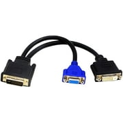 zdyCGTime Wyse DVI-I Splitter Cable - DVI-I(24+5) Male to DVI-D(24+1) and VGA (HD15) Female Comparable to Wyse DVI