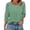 Dark Green-A#70521nn, variant on 3/4 Sleeve Tops for Women Gingham Puff Shoulder Womens T Shirts Crew Neck Button Cuff Tunics Tops for Women Summer Boho Women's Blouses