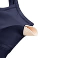 thumbnail image 6 of Fgnfyis Built In Bra Tank Tops For Women Slim Fit Cropped Sleeveless Camisole Stretchy Summer Fashion Womens Tops Navy XL, 6 of 6