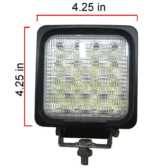 LED740F 3280 Lumens Square LED Flood Light 9v-32v 4.25" x 4.25"