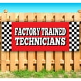 thumbnail image 2 of Factory Trained Technicians 13 oz Vinyl Banner With Metal Grommets, 2 of 5