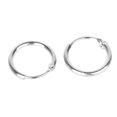 thumbnail image 5 of Jiaroswwei 1Pair Unisex Silver Plated Earrings Circle Hoop Rings Lip Nose Ear Studs Piercing, 5 of 7