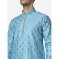 thumbnail image 5 of Mens Desginer Silk Blend Printed Indian Bollywood Ethnic Wear Kurta Harems, 5 of 5