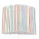 thumbnail image 1 of Multi-Color Striped Plastic Drinking Straws, 8-Inch Length, 500 Count Pack, 1 of 5