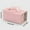 Pink, variant on Luoshdecor Travel Makeup Bag,Travel Makeup Case Large Capacity 4-in-1 Roll-Up Cosmetic Storage with Handle for Women