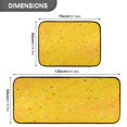 thumbnail image 3 of 2-Piece Kitchen Rugs Set Non-Slip Mats Carpet Floor for Kitchen, Bathroom (19.7"x27.6" & 19.7"x47.2") Confetti and Stars Scattered, 3 of 7