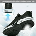 thumbnail image 2 of Safety Shoes Men's Lightweight Work Shoes Steel Toe Cap Sporty Sneakers Non-Slip Cushioning, 2 of 7
