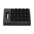 thumbnail image 2 of Tuercas de rueda de 20 piezas M14x1.5 rosca 2 pulgadas de altura 7075-T6 Tuercas de bloqueo de orificio pasante de aluminio negro, 2 of 8