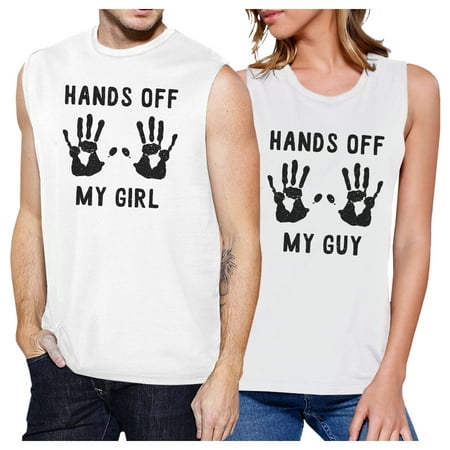 Hands Off My Girl Guy Graphic Tank Tops Matching Couples Muscle