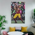 thumbnail image 6 of Jaden Daniels Canvas Poster Bedroom Decor Office Room Decor Painting On Canvas Wall Art Poster Scroll Picture Print Living Room Walls Decor Home Posters 08x12inch(20x30cm), 6 of 6