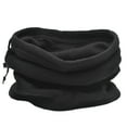thumbnail image 3 of Toptie Fleece Neck Warmer Scarf Hat Multifunctional Headgear Winter Beanie Hat Neck Gaiter-Navy Blue, 3 of 7