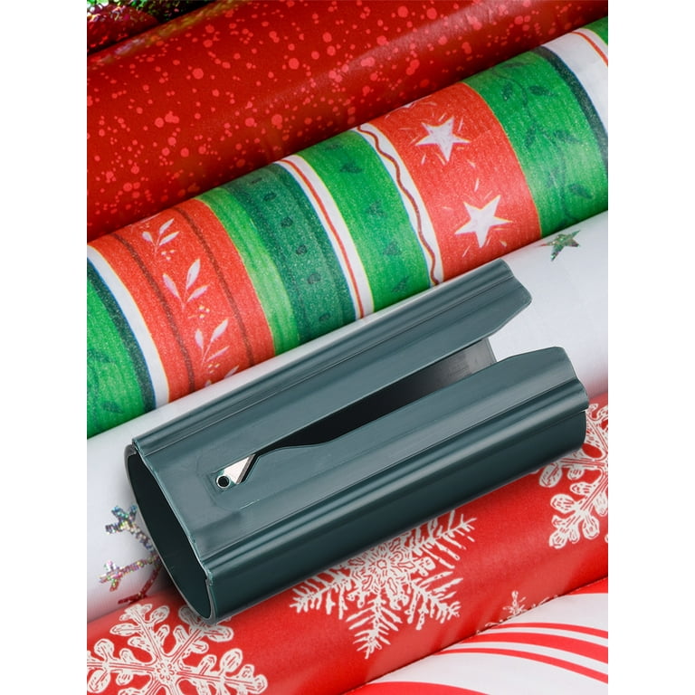  ANRUI 2PCS Christmas Wrapping Paper Cutter Tool Tube,Upgraded  Kraft Paper Roll Slitter Cutter, Gift Wrrap Cutter,Safer and Easier Cutting  : Office Products