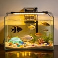 thumbnail image 3 of Glow in the Dark Floating Betta Activity Tunnel, Aquarium Hideout and Shrimp Cave, Interactive Fish Tank Decor and Stress Relief Resting Spot for Betta Fish and Smallfish Shrimp, 3 of 6