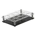 thumbnail image 4 of Abbracc Glass Cup Rack Acrylic Glasses Cup Serving Tray Freestanding Heavy Base 12Hole Black, 4 of 9