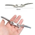 thumbnail image 3 of 2.5 Inch 316 Stainless Steel Marine Boat Flagpole Cleat Hook With Screws, 3 of 10