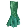 thumbnail image 5 of Falda larga de cola de sirena con lentejuelas para mujer, disfraz de fotografía, fiesta de disfraces, Maxi falda elegante para fiesta nocturna, 5 of 5