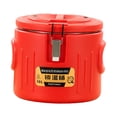 thumbnail image 2 of jifeng Stainless Steel Bucket Buckets Three Walled with Handle Portable Large Capacity 10L without Faucet, 2 of 9