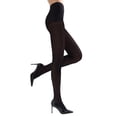 thumbnail image 3 of Couture® Collants Opaques à Toucher Velours pour Femmes, Noir, 1 Unité, 3 of 3