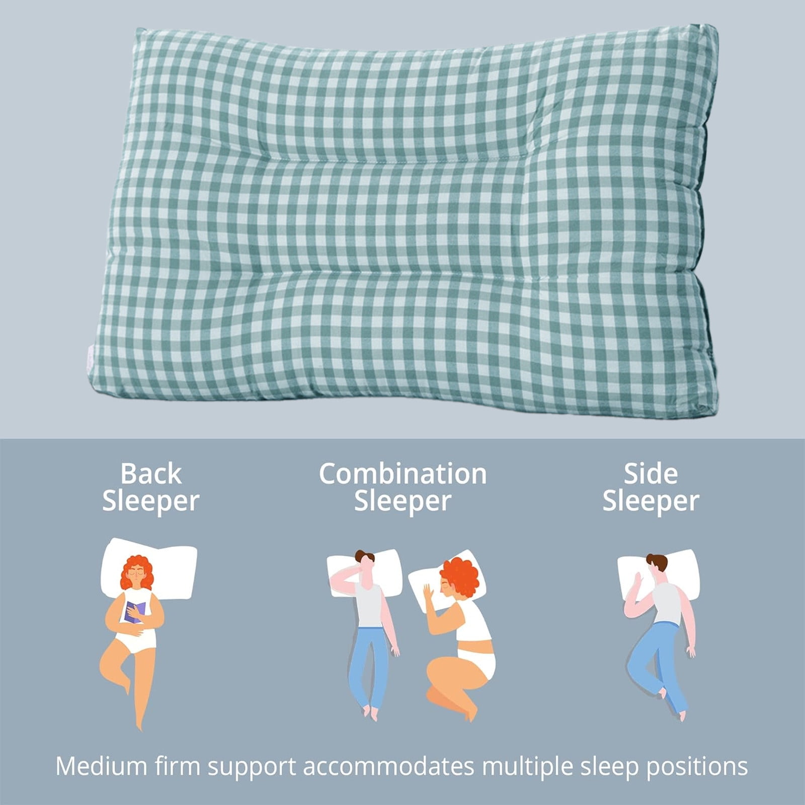 Household Pillow Sleep Enhancing Cervical Support Comfort Pillow, Ergonomic Sleep Enhancing Cervical Support Pillow, Ergonomic Pillows, Neck Pillow Cervicals Pillow for Neck Strain Relief