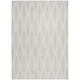 thumbnail image 2 of Nourison Casual 6'7" x 9'2" Light Grey Modern Indoor Rug, 2 of 8
