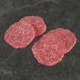 Ground Beef Brisket Burgers, 4 Count, 1.33 lb Tray