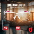thumbnail image 6 of NoCry Clear Safety Glasses for Men and Women with Anti-Fog and Scratch Resistant Wrap Around Lenses, Adjustable Temples and Nose Pads — ANSI Z87 Certified Protective Eyewear with 100% UV Shielding, 6 of 8