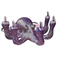 thumbnail image 2 of Muyoka Dedo medio Estatua de pulpo Resina Jardín Adornos de pulpo Decoración de escritorio Escultura creativa de pulpo enojado para interior Jardín al aire libre Decoración del hogar 13x12x6CM Muyoka Hogar, 2 of 7