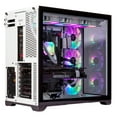 thumbnail image 2 of Velztorm Meridux CTO Desktop Liquid-Cooled 12th Gen (Intel i7-12700K 12-Core, RTX 3080 10GB, RGB Fans, 850W PSU, 16GB DDR5 4800MHz RAM, 512GB PCIe SSD+1TB  HDD,WiFi 6, BT 5.2, White, Win 10 Home), 2 of 7