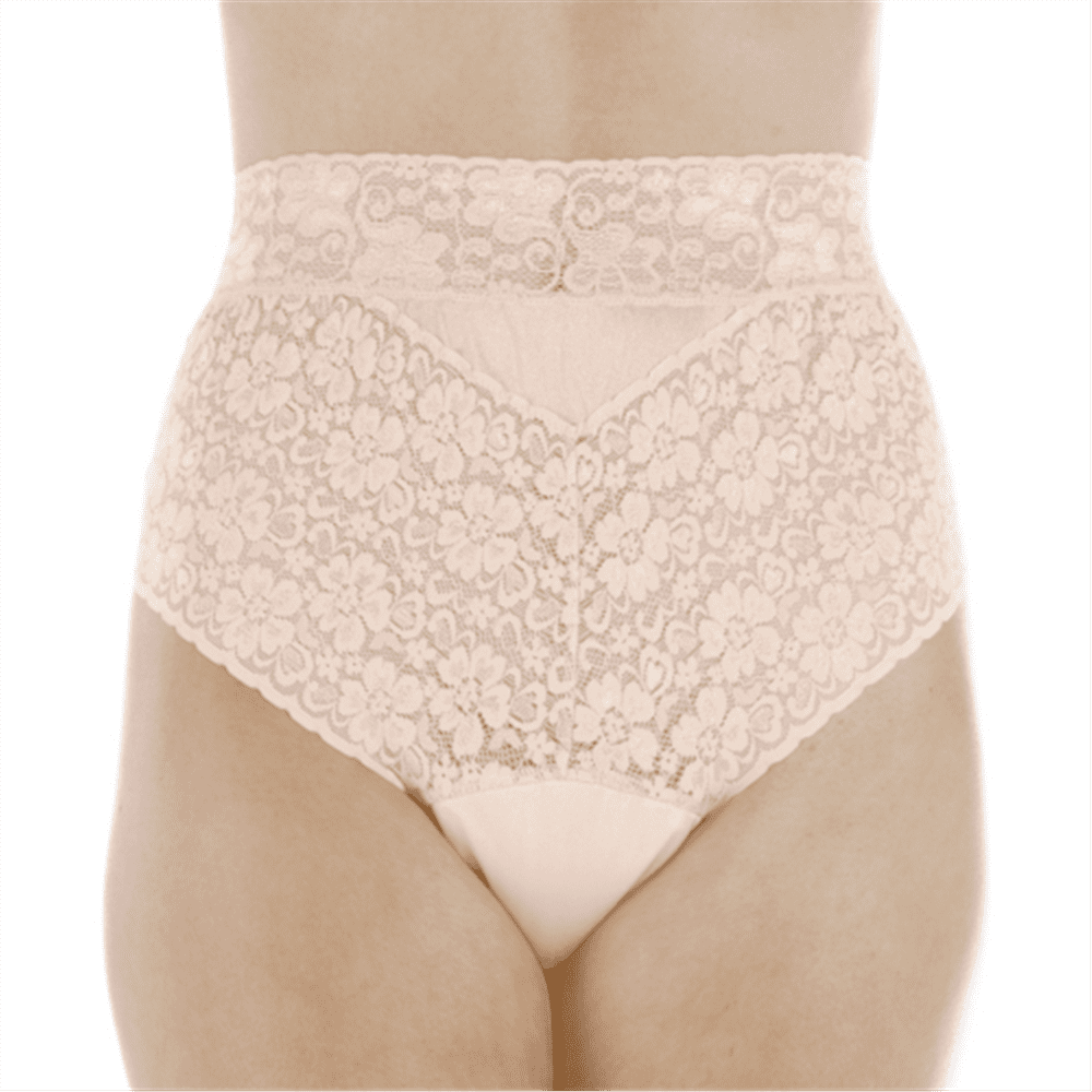 3Pack Wearever Women's Lovely Lace Trim Incontinence Panties Washable Reusable Bladder Control