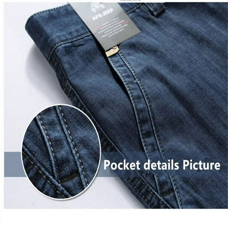 Cargo Jeans Men Big Size 29-40 42 Casual Military Multi-pocket 