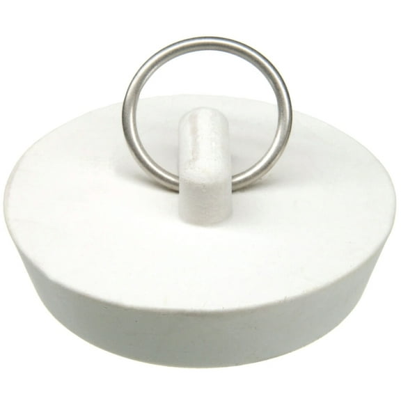 Danco  1-3/4 in. Dia. White  Rubber  Sink Stopper
