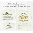 thumbnail image 3 of Inkdotpot Set Of 30Jungle Animals Baby Shower Invitations-Diaper Raffle Tickets And Baby Shower Book Request Cards Gender Neutral Invites Its A Boy Its A Girl, 3 of 8