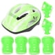 thumbnail image 2 of Juego de 7 piezas de casco y almohadillas protectoras para ciclismo y patinaje, color verde claro, talla para niños Equipo de seguridad infantil, 2 of 8