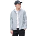 thumbnail image 1 of Men Sun Protective Clothing -Proof Quick Dry Thin Breathable Lightweight Waterproof Summer Outdoor Protective Jacket, 1 of 7