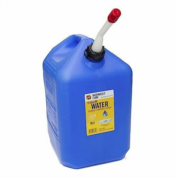 Midwest Can Company 6 Gal Blue Wtr Can 6700