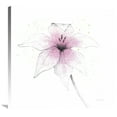 thumbnail image 1 of Global Gallery's Avery Tillmon 'Pink Graphite Flower V' Stretched Canvas Wall Art, 1 of 4