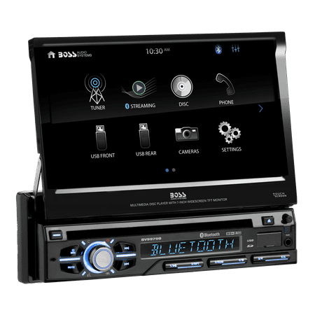 BOSS Audio Systems BV9979B Car DVD Player, Bluetooth, 7” Touchscreen, DVD, USB