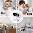 thumbnail image 3 of REACHER Small LED Digital Alarm Clock with Snooze, Simple to Operate, Full Range Brightness Dimmer,, 3 of 8