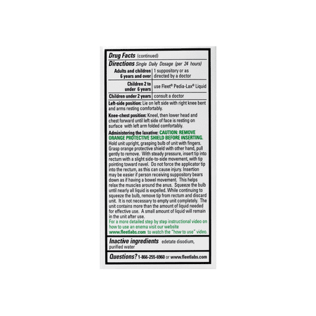 Fleet Liquid Glycerin Suppositories Laxative, Gentle Glide Tip, 4ct, 3-Pack