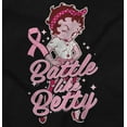 thumbnail image 2 of Breast Cancer Battle Like Betty Boop Women's T Shirt Ladies Tee Brisco Brands S, 2 of 5