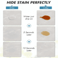 thumbnail image 4 of SPXUBZ Neutral Wood Pattern Coffee Mat for Kitchen Counter, Super Absorbent Coffee Maker Mat, Coffee Bar Drying Pad, Non Slip Countertop Protector, Quick Dry Dish Drying Mat, 4 of 5
