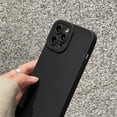 thumbnail image 6 of high-end Black Shockproof Silicone TPU Phone Case For Iphone 15 14 13 12 Pro 11 Pro Max Xs XR 7 8 Plus SE Men Protect Lens Cover, 6 of 7
