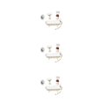 thumbnail image 3 of Ruiboury Baignoire Miniature Lavabo Miroir Ensemble d'Ajout pour Mini Maison type 1 3Set, 3 of 6