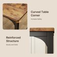 thumbnail image 4 of Aiho 3 Pieces Dining Table Set for 2 - Black, 4 of 7